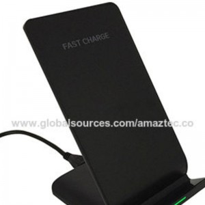Support chargeur rapide sans fil 10W avec 2 bobines pour iPhone XS, iPhone XS Max, iPhone XR ... etc mobile